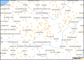 map of Ouâdi Zebdîne